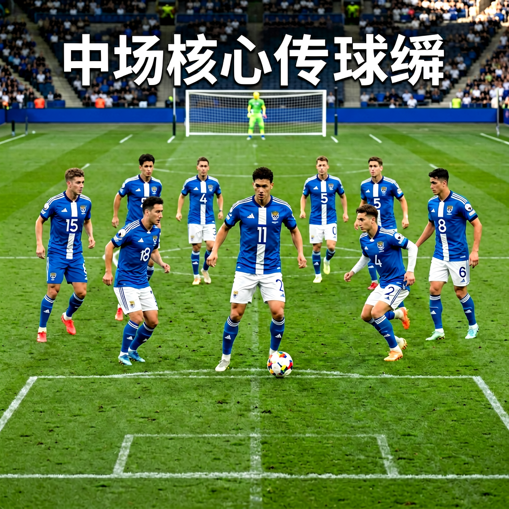 切尔西中场核心传球瞬间